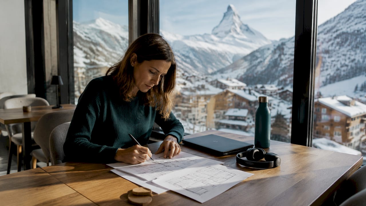 Hybrid Office Design Benefits for Zermatt Businesses