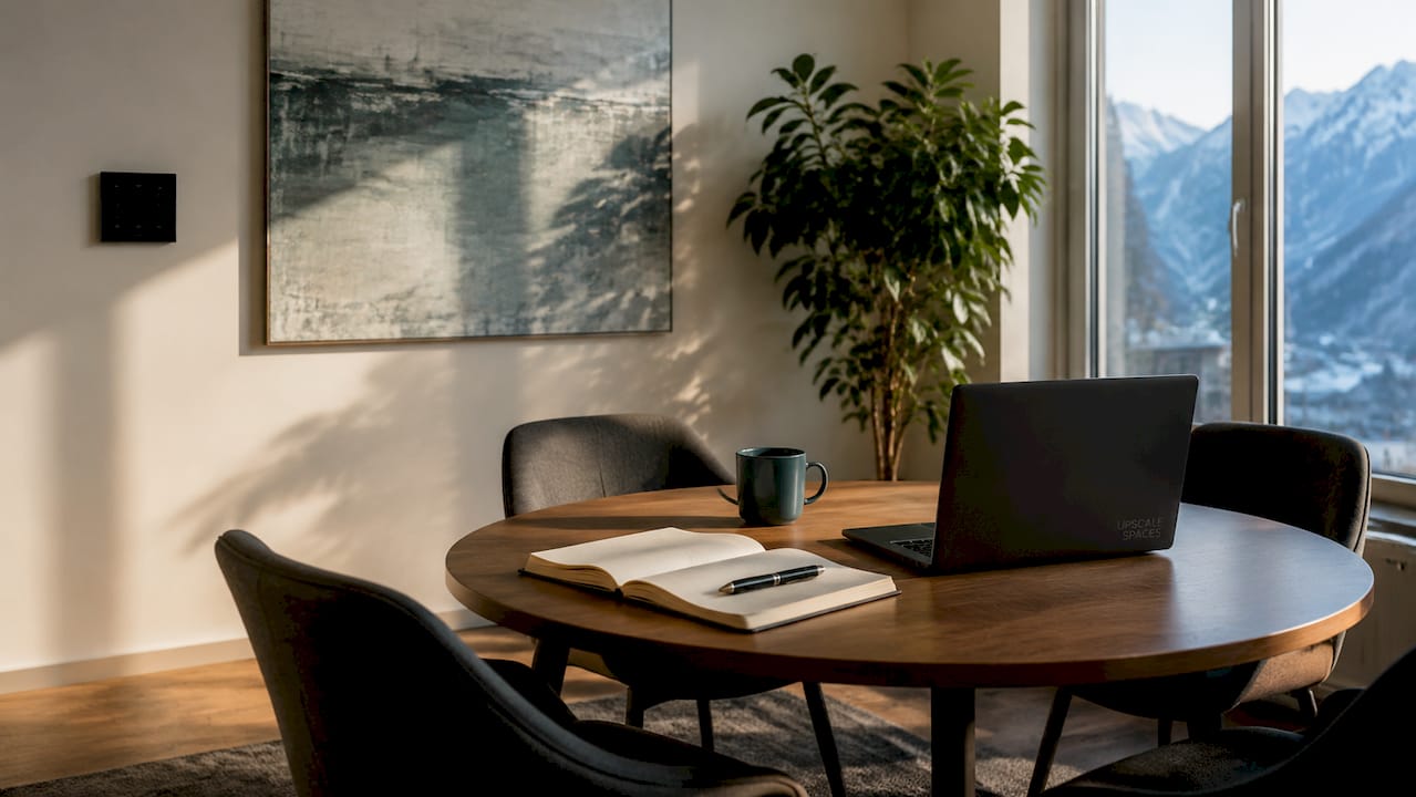 Technologieintegriertes Bürodesign für Unternehmenswachstum in Arosa