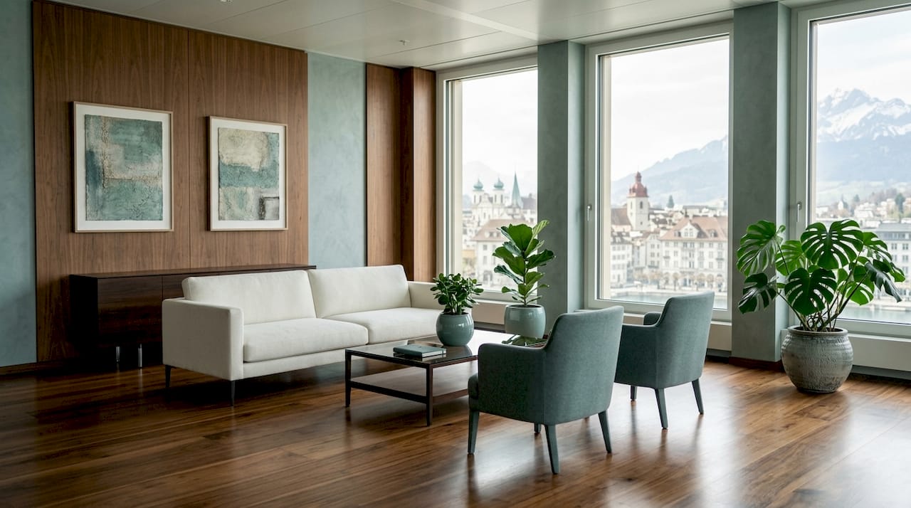 Corporate interior branding strategies for modern offices in Lucerne