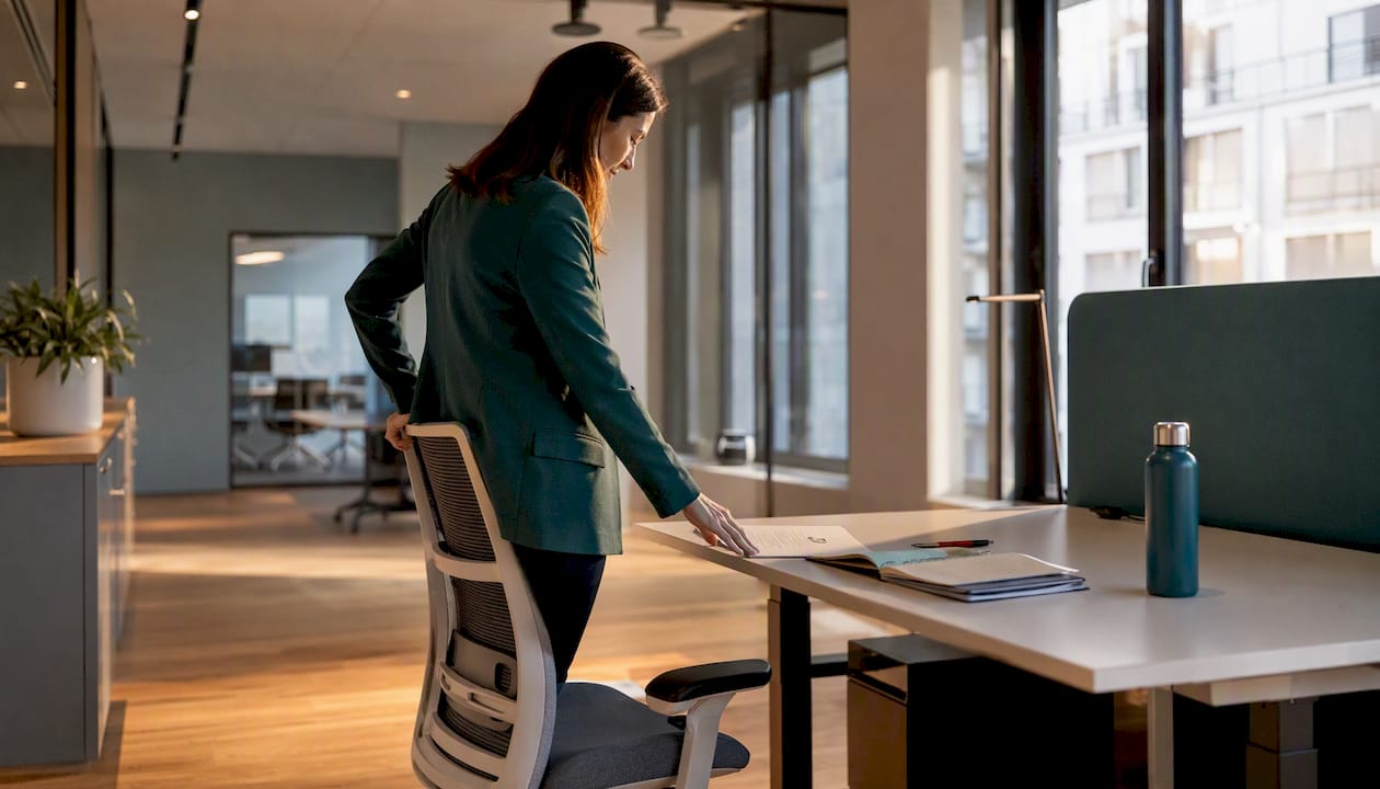 Ergonomic workstation assessment in Zurich office
