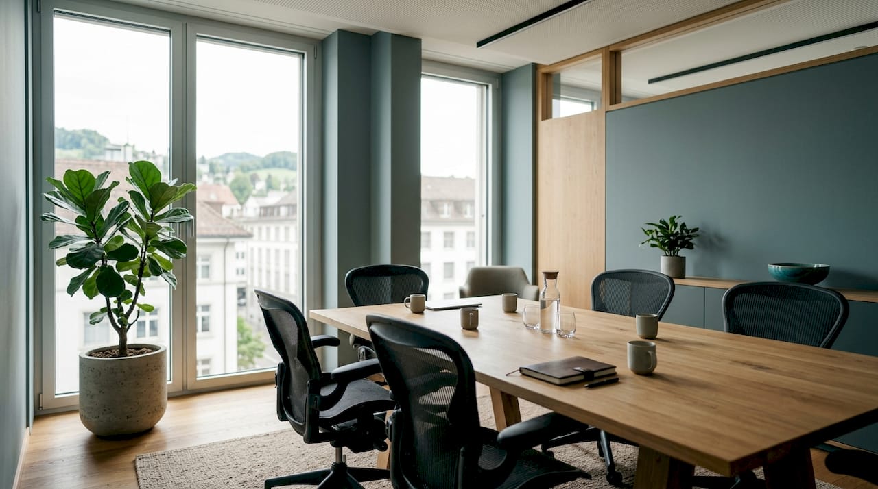 Office interior design and talent attraction in St. Gallen