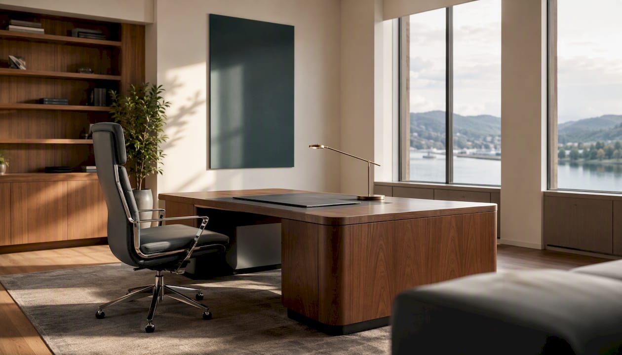 Executive office interior design in Zug: your guide