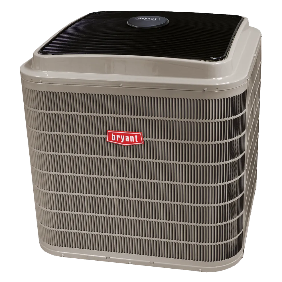 Heat pump system installed outside a Los Angeles home