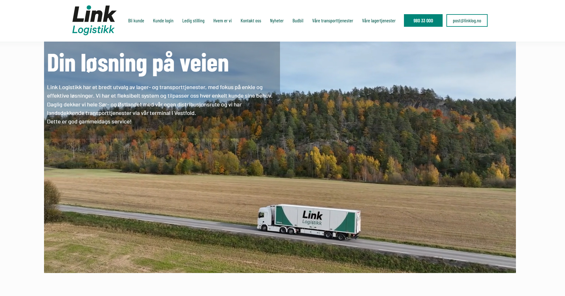 Link Logistikk - din løsning på veien