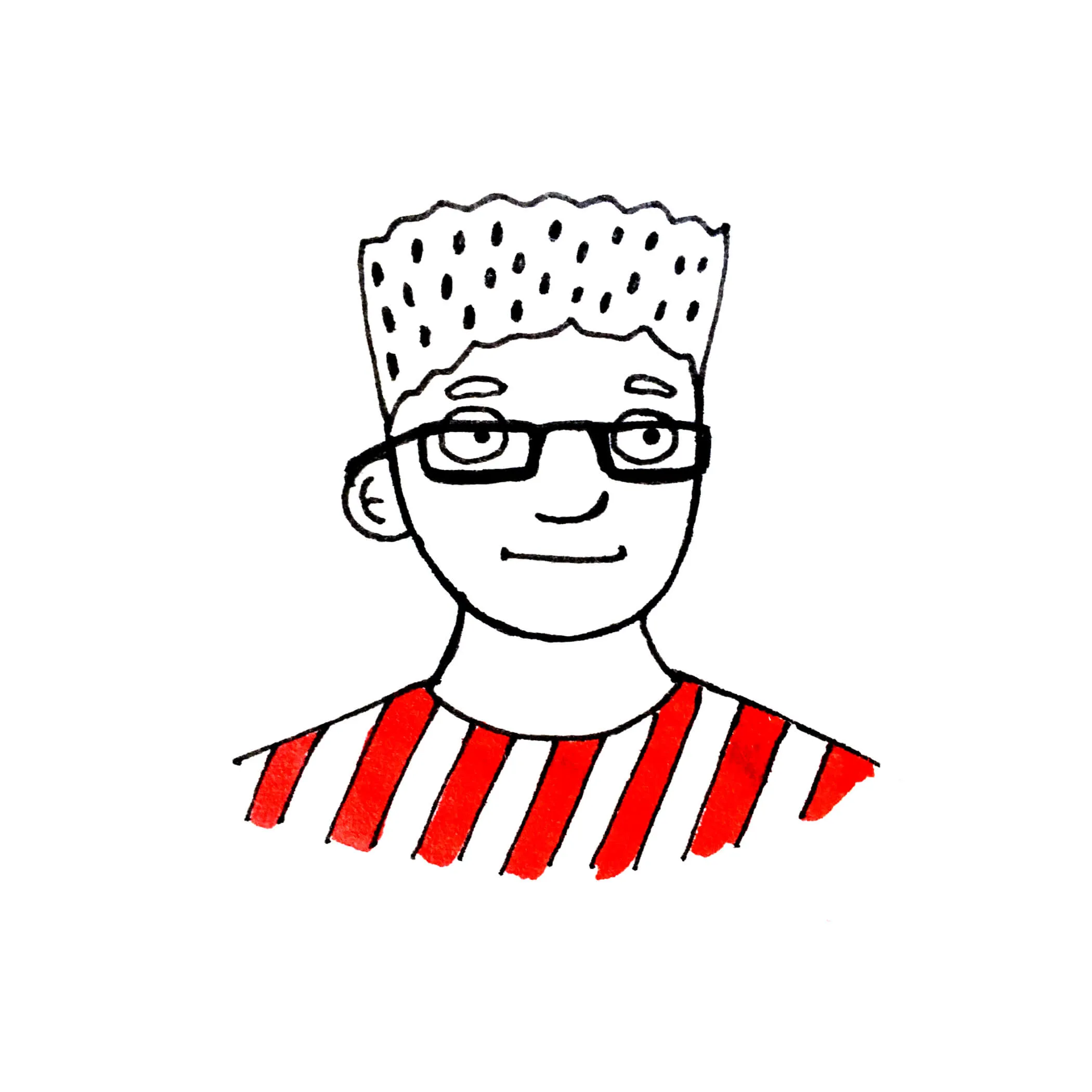 Drawing of Caleb Johns