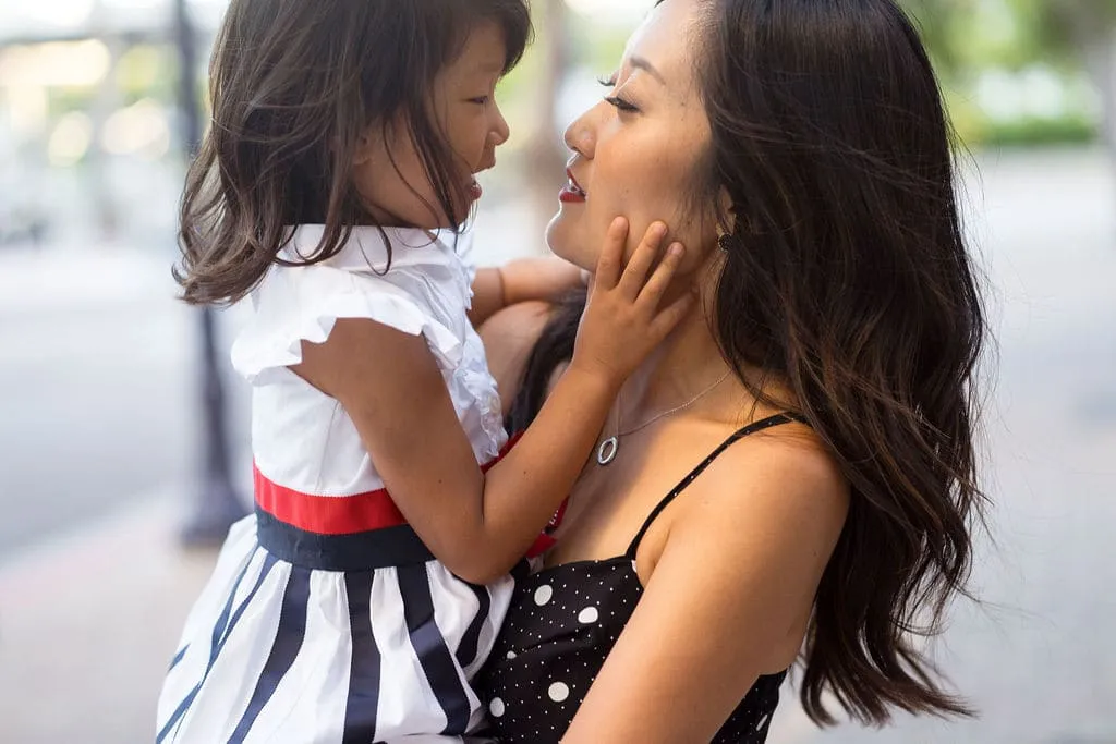 Daughter and her mom