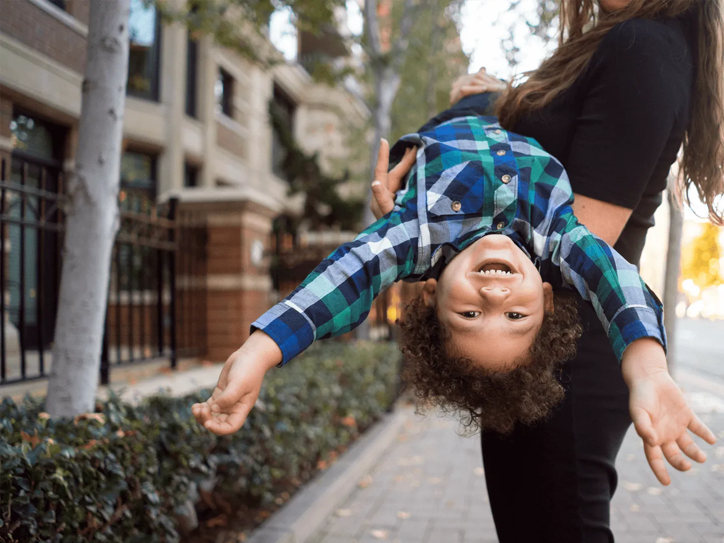 Child having fun