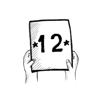 12 rounds in number