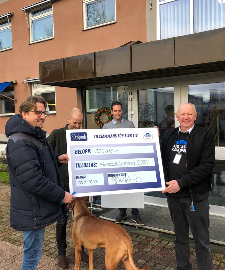 Vi är så otroligt tacksamma och glada för det fantastiska bidraget som en av våra huvudsponsorer, Dafgårds, skänkte i december 2020!