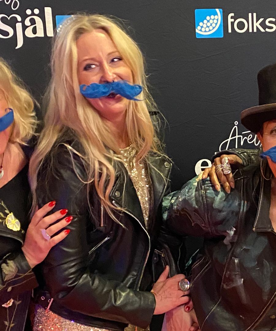 Foto på Amanda vid Eldsjälsgalan 