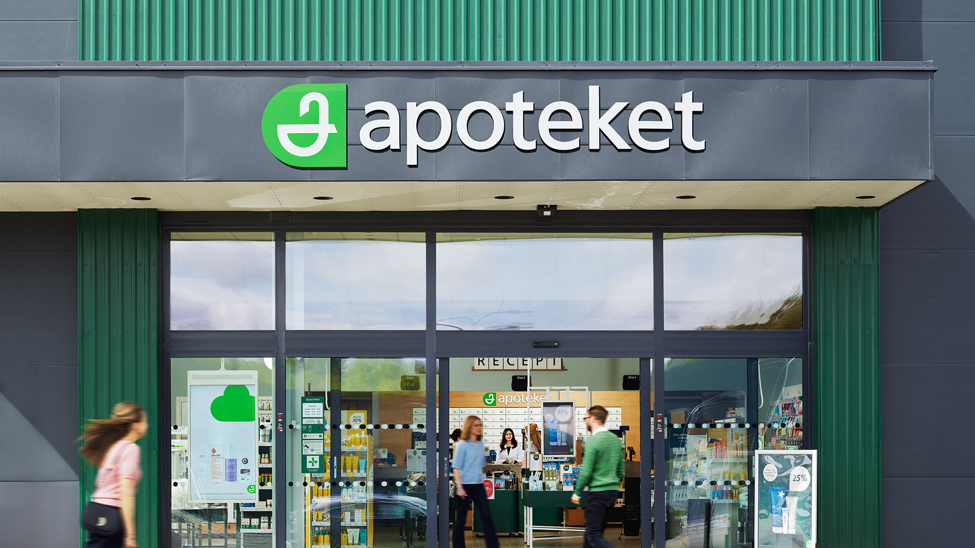 Illustrerande bild från ett apotek