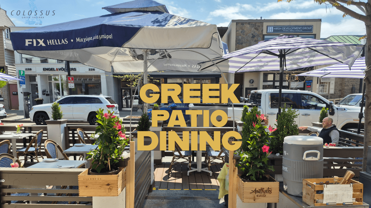 greek pation dining in oakville