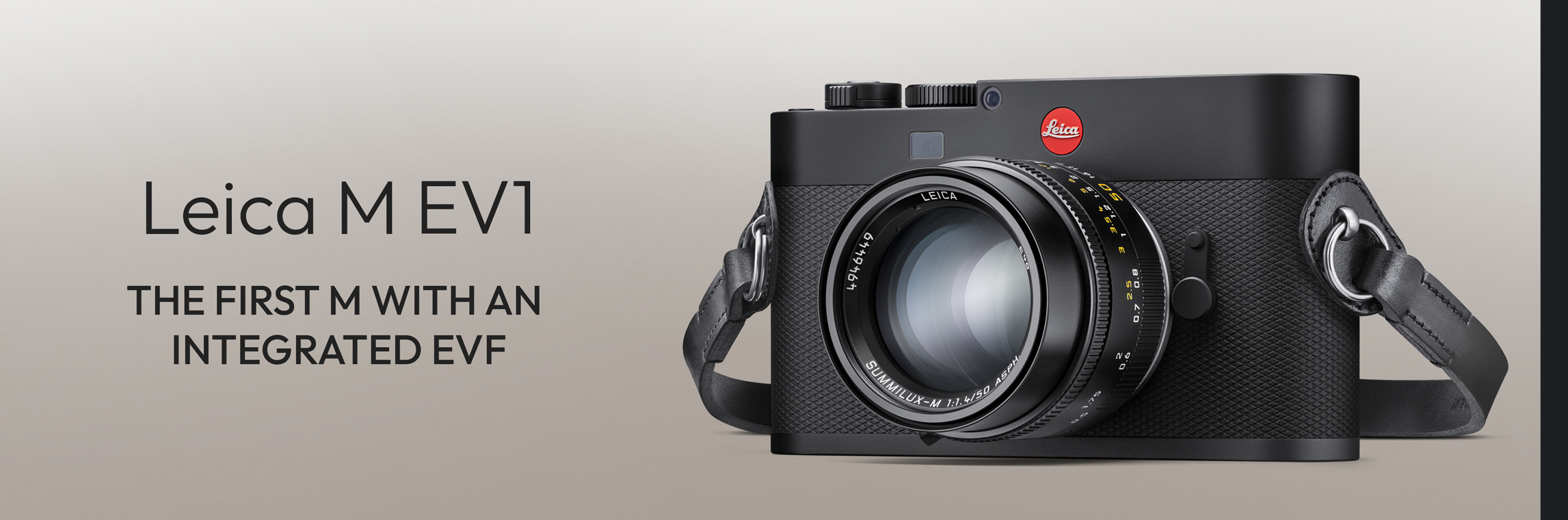 Leica M EV1 - The first M camera with an EVF