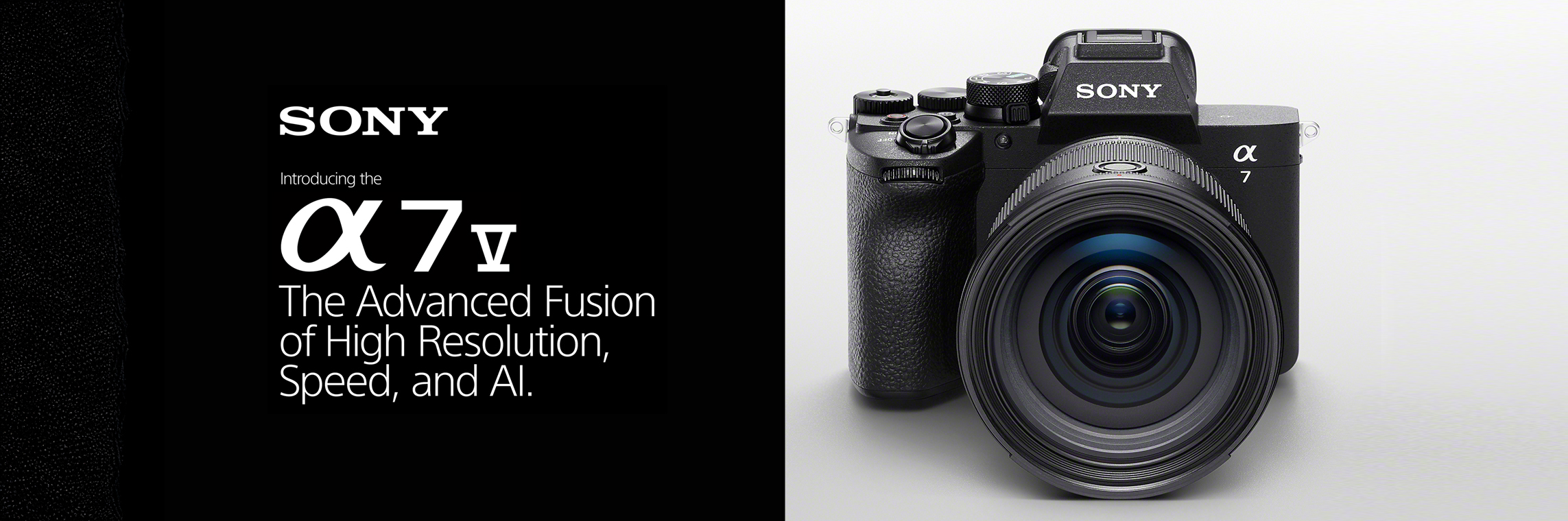 Sony α7 V (ILCE-7M5) - An advanced fusion of high resolution, speed, and AI 