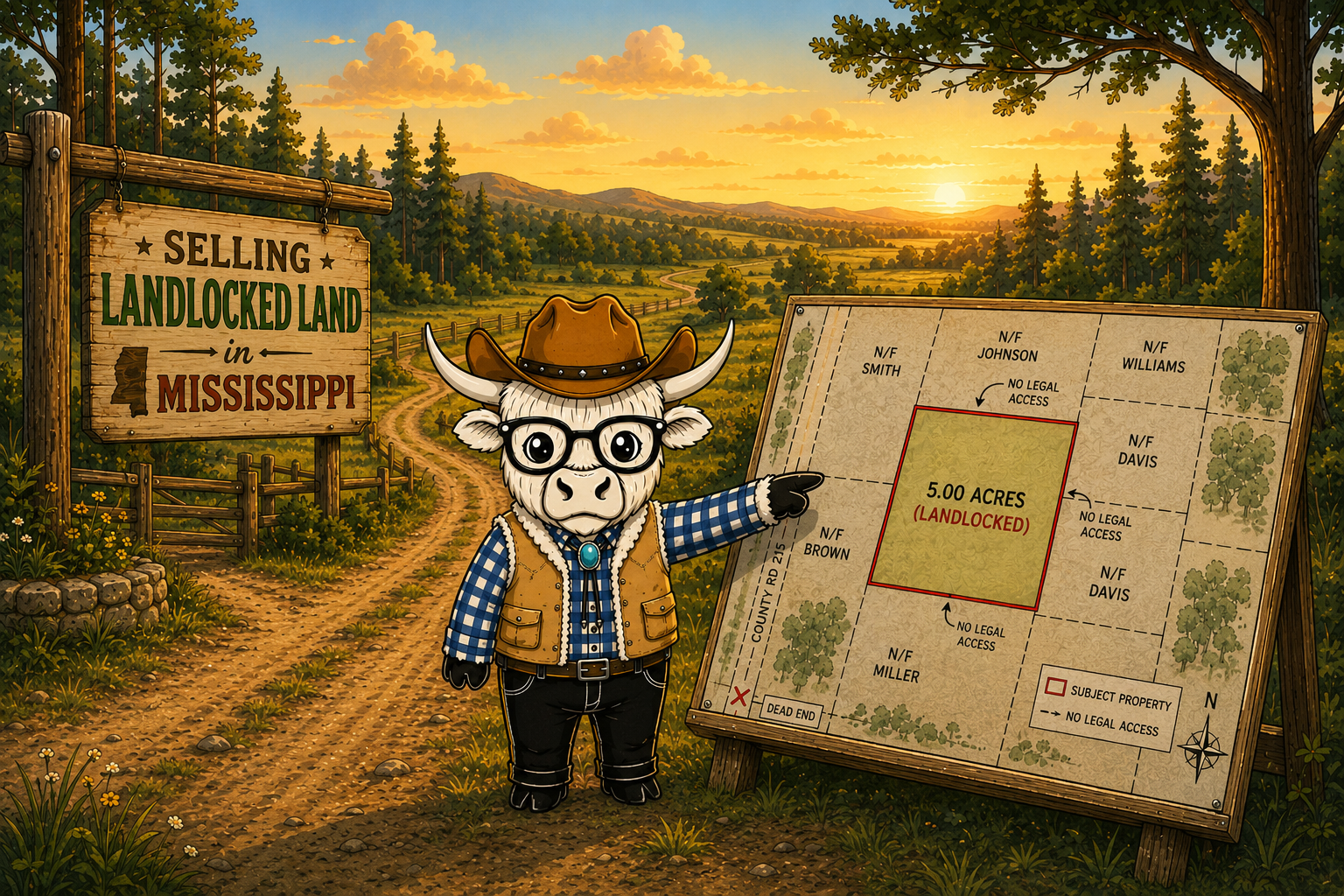 Selling Landlocked Land in Mississippi (2026 Guide)
