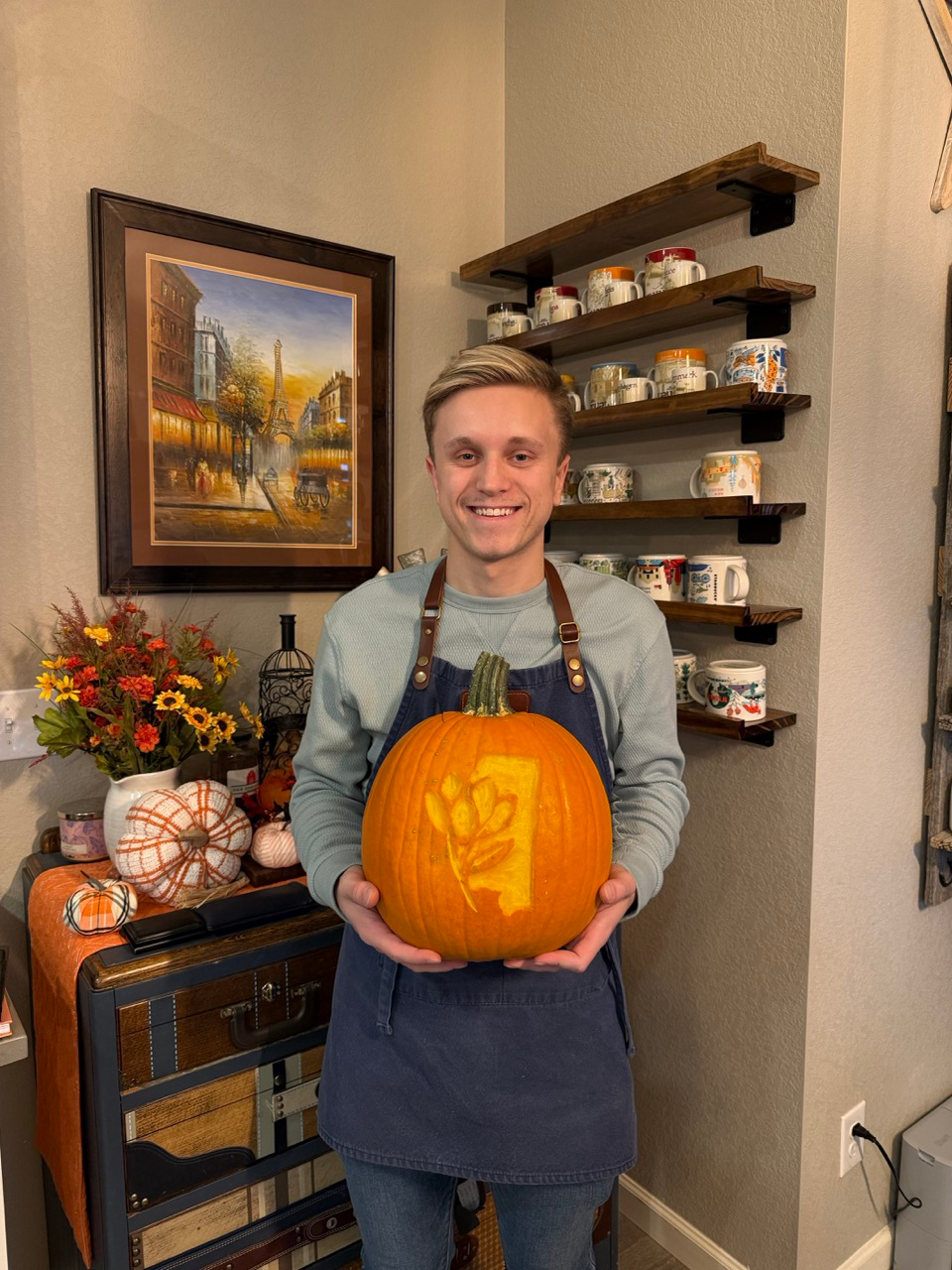 Bryce pumpkin carving
