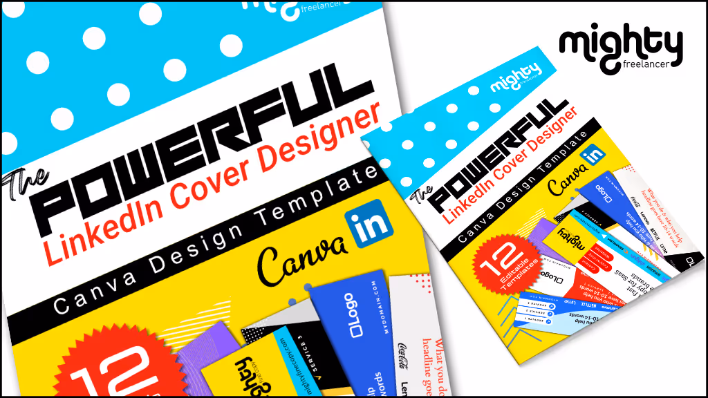 Canva template for designing a LinkedIn Cover Image