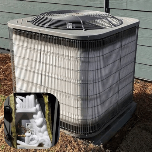 frozen A/C coils 
