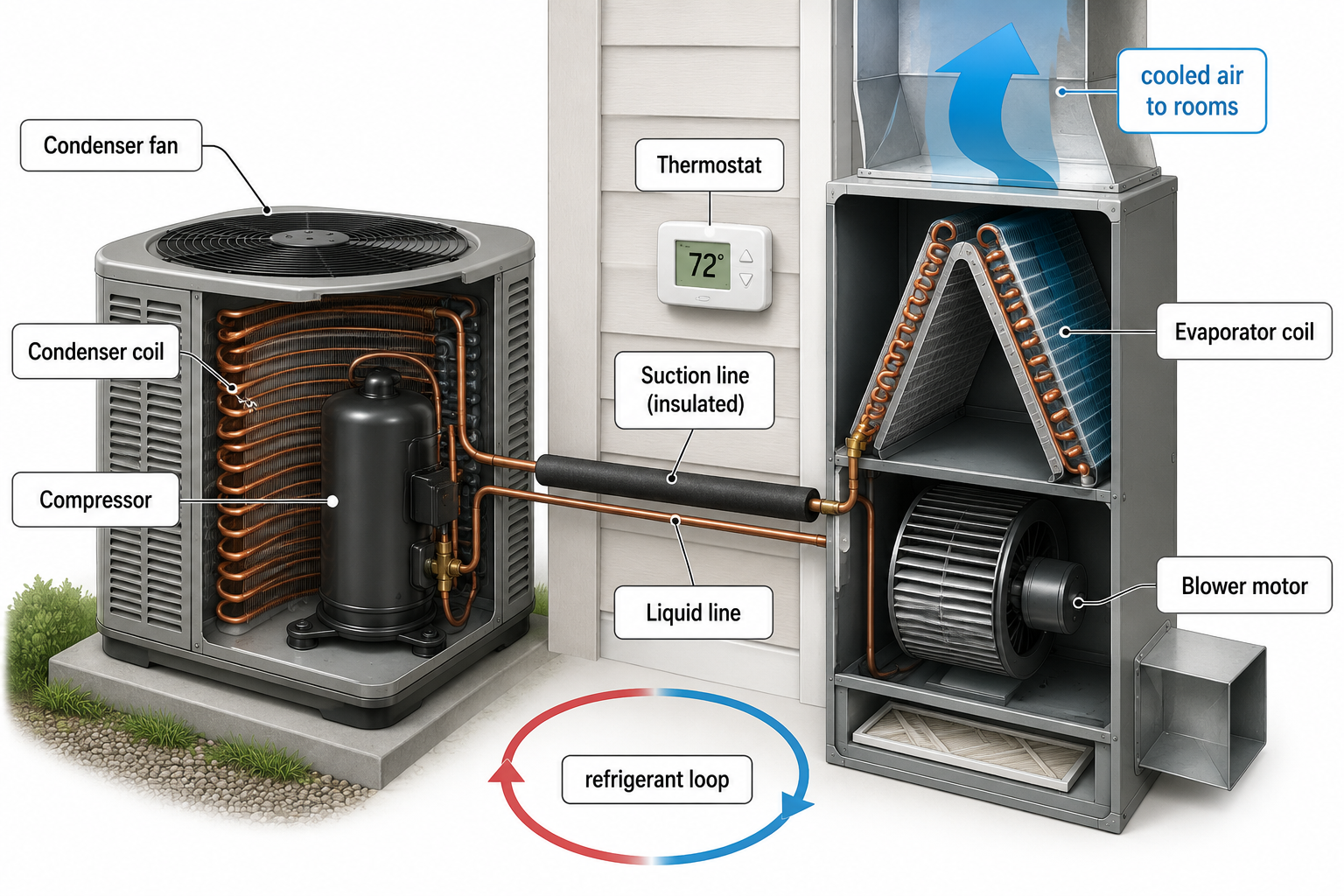 parts of an ac unit