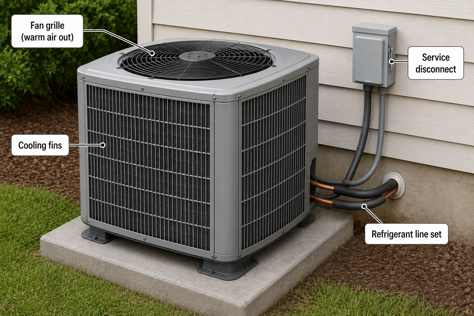 Outdoor unit setup