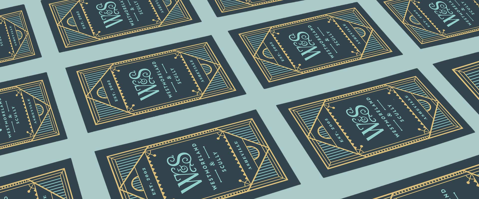 Westmoreland Scully business card design 