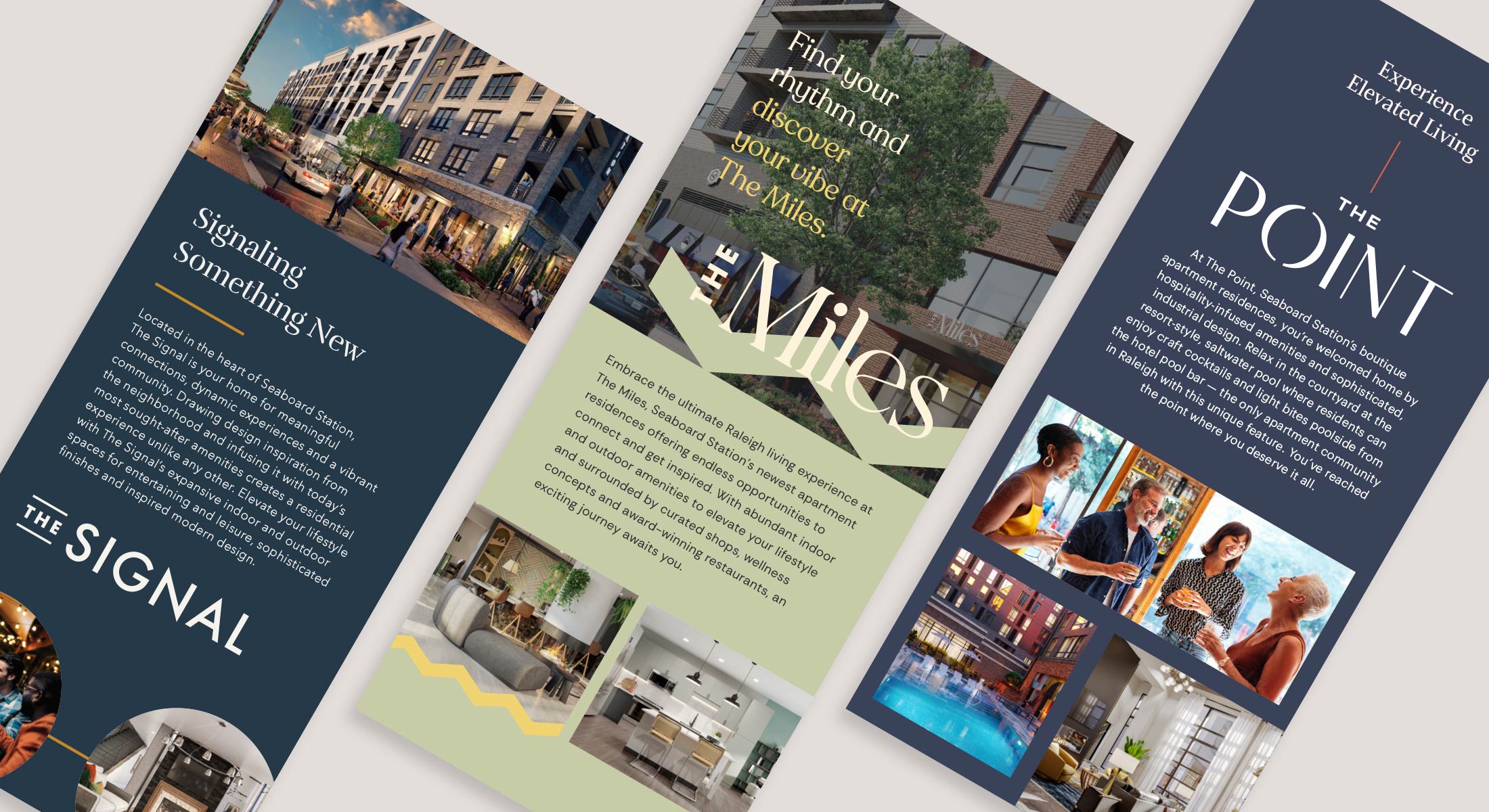 Seaboard Station residential print collateral