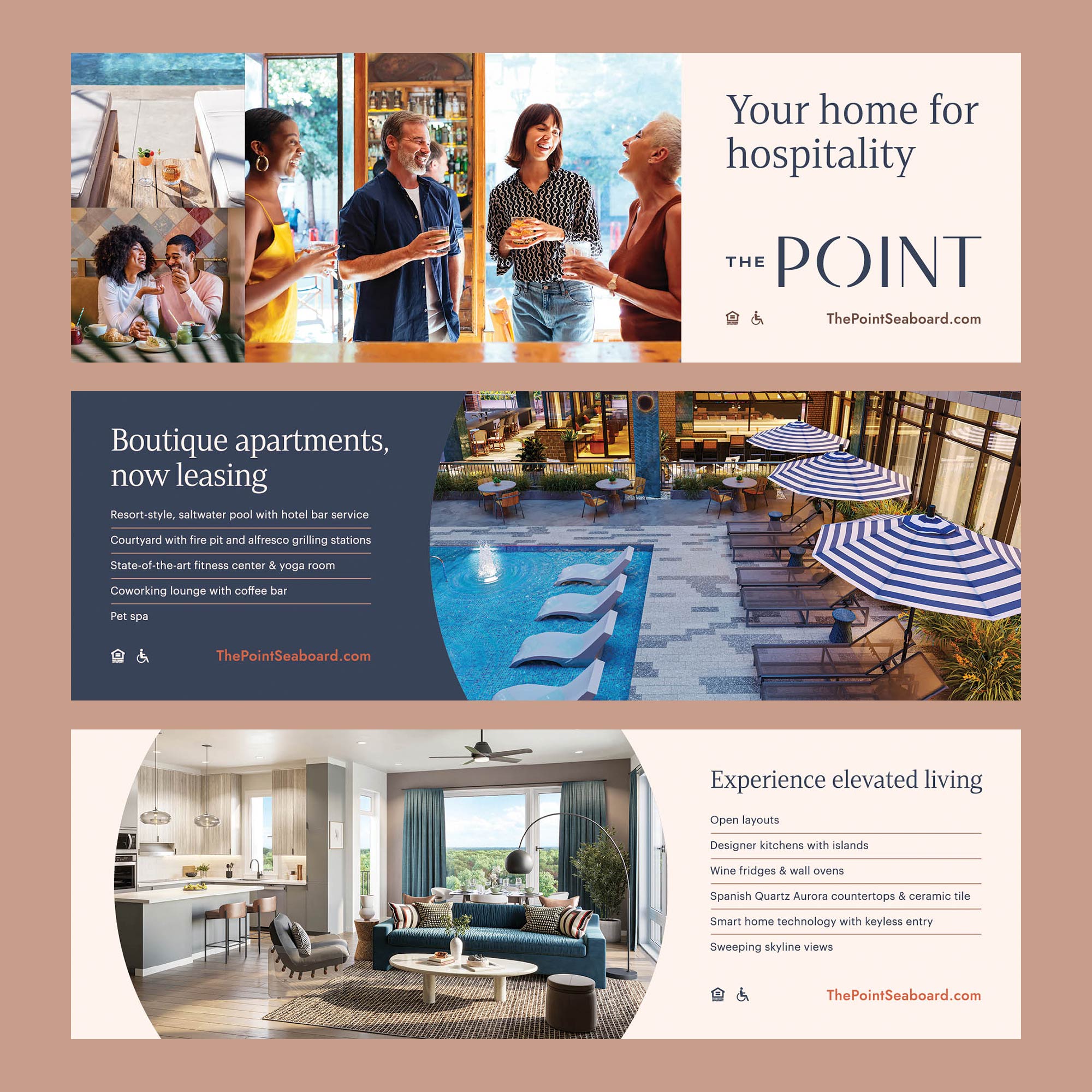 The Point fence wrap panel designs