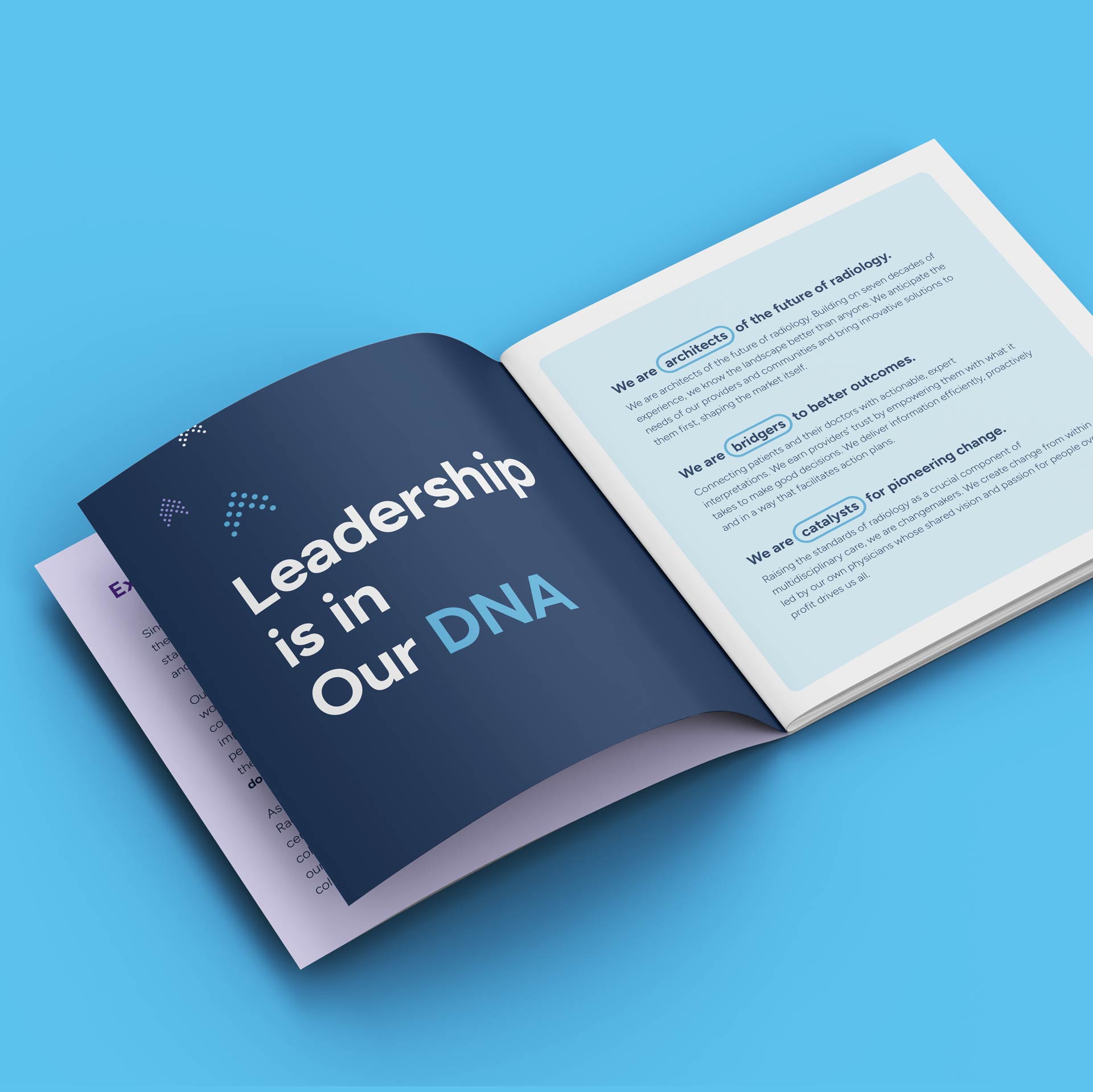 Wake Radiology printed employee handbook design