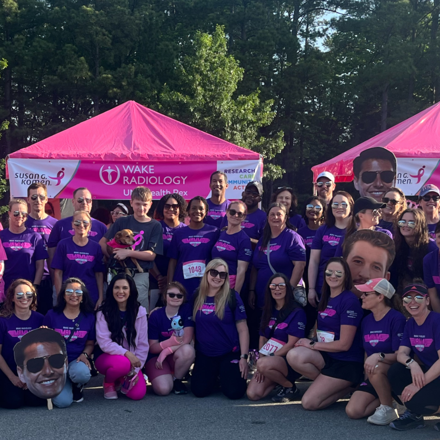 Wakr Radiology Mammo Mavericks Komen Team Photo