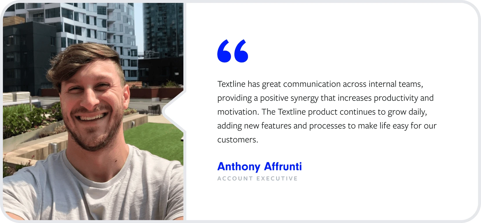 Account Executive Anthony Affrunti