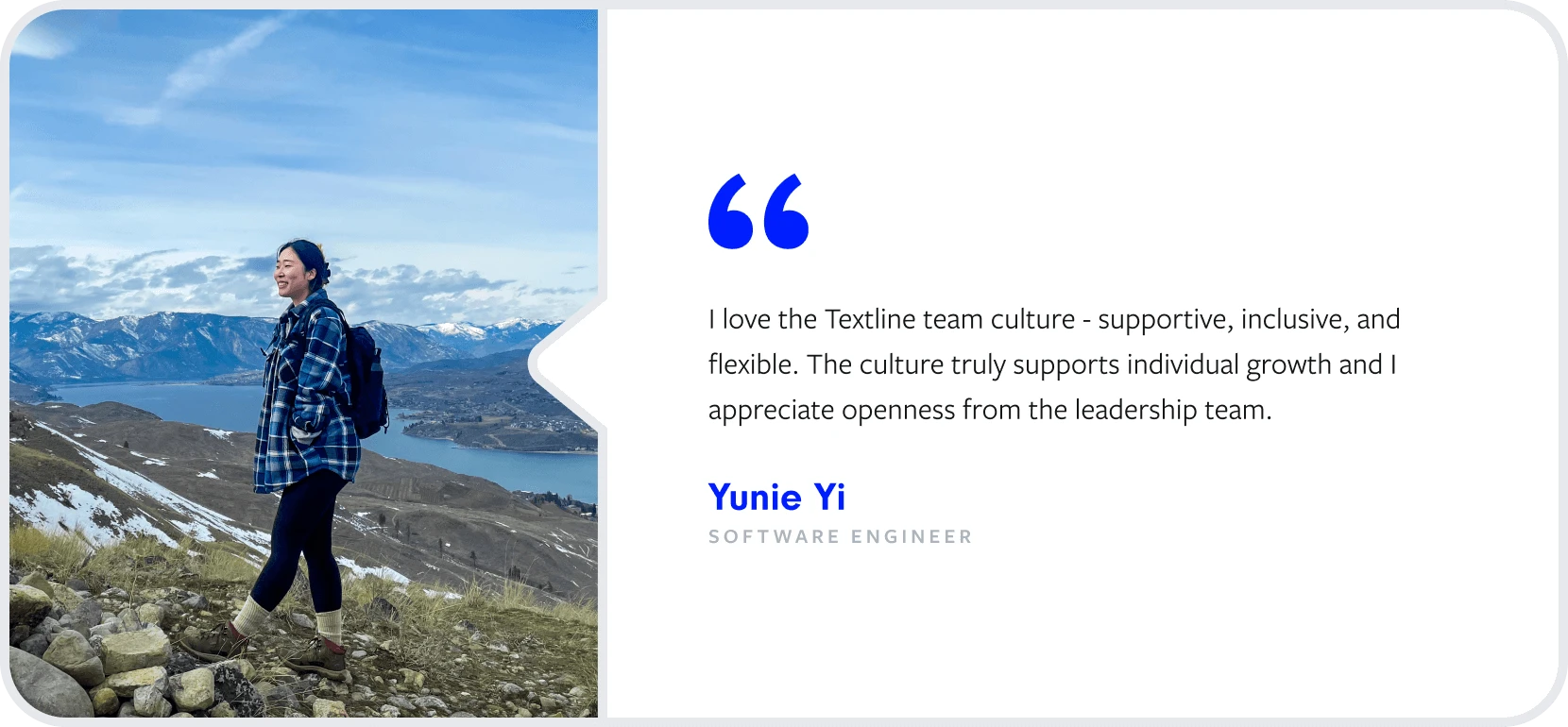 Software Engineer Yunie Yi