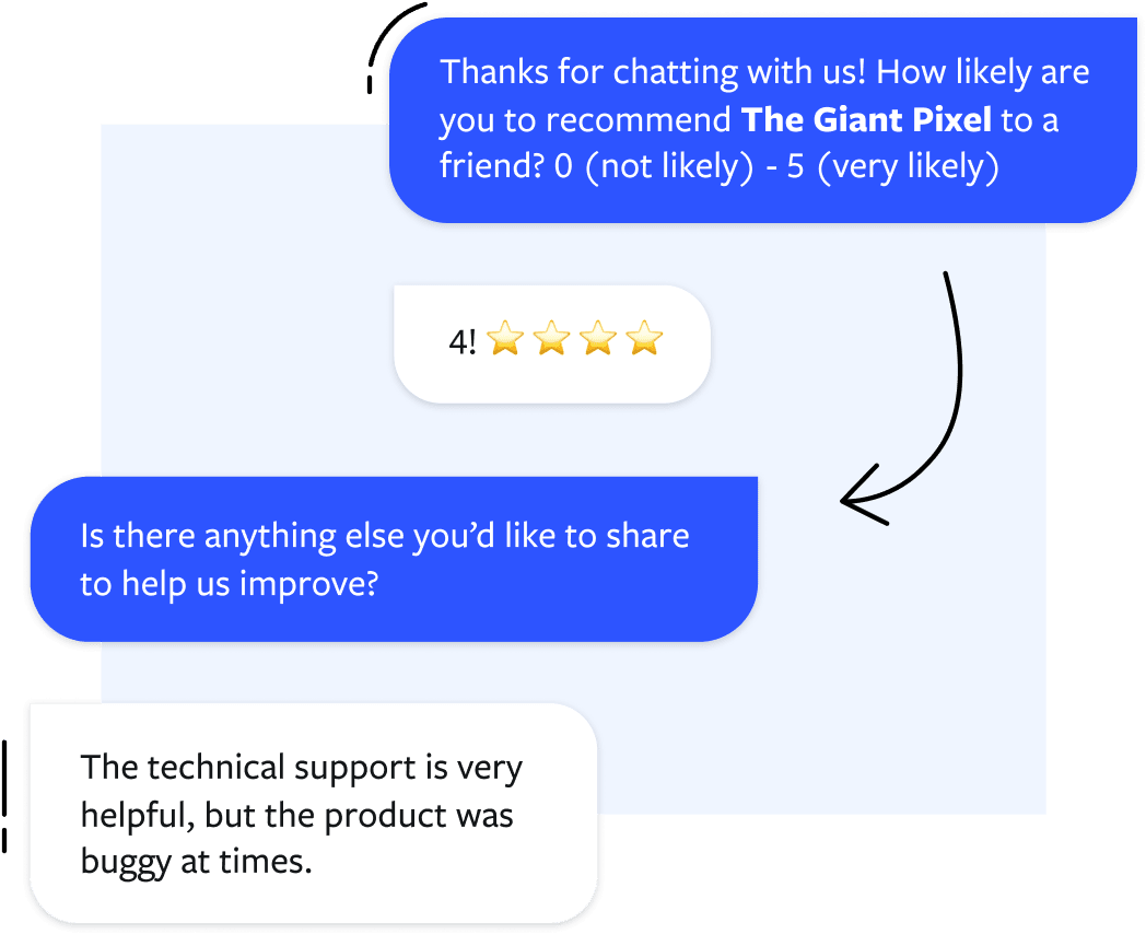 A screenshot of the app displaying a conversation using the whisper feature