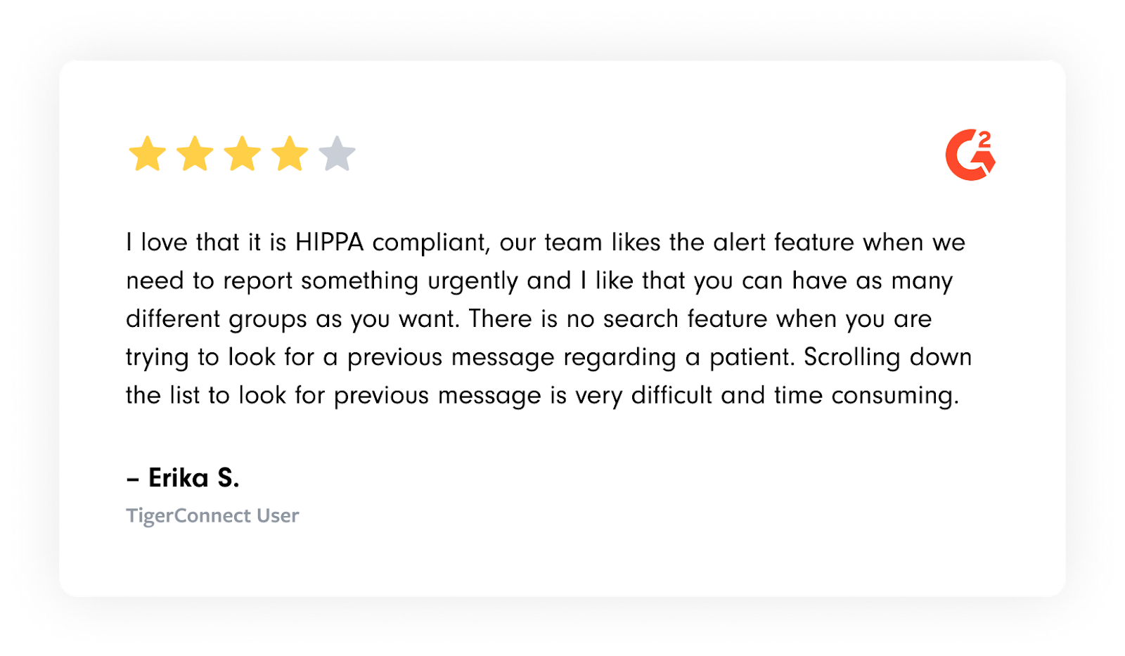 A TigerConnect Review from G2