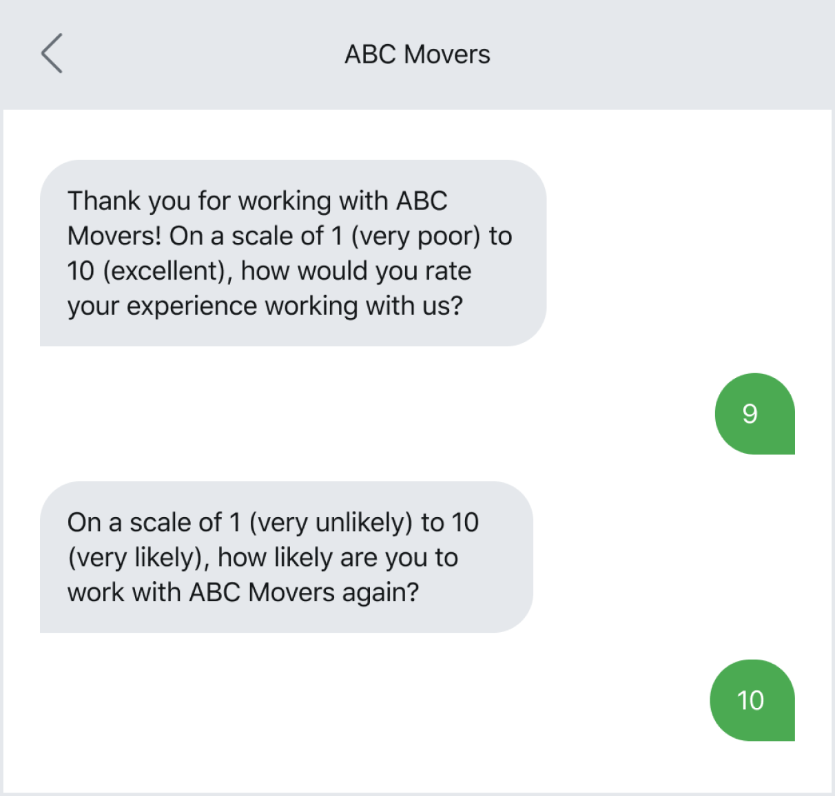 Using a text survey tool like NPS to gauge employee satisfaction