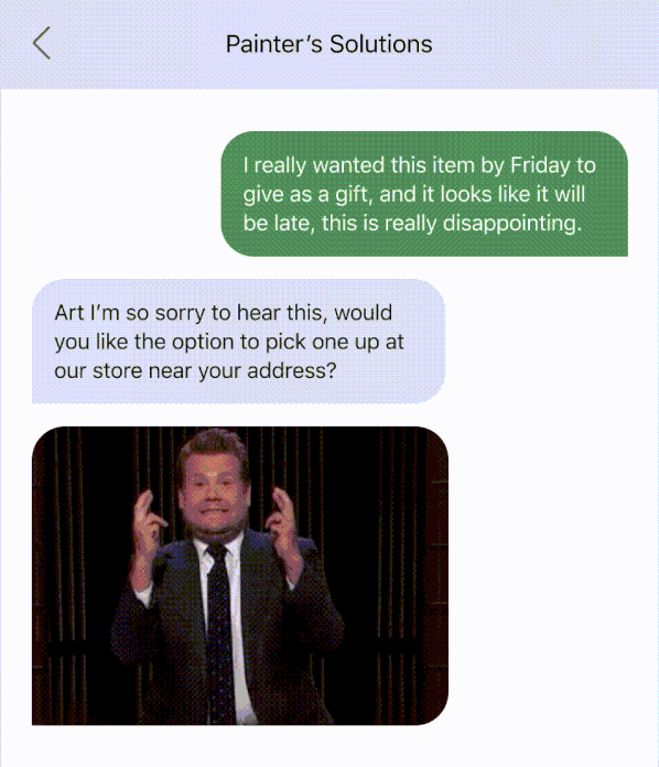 GIF in MMS conversation