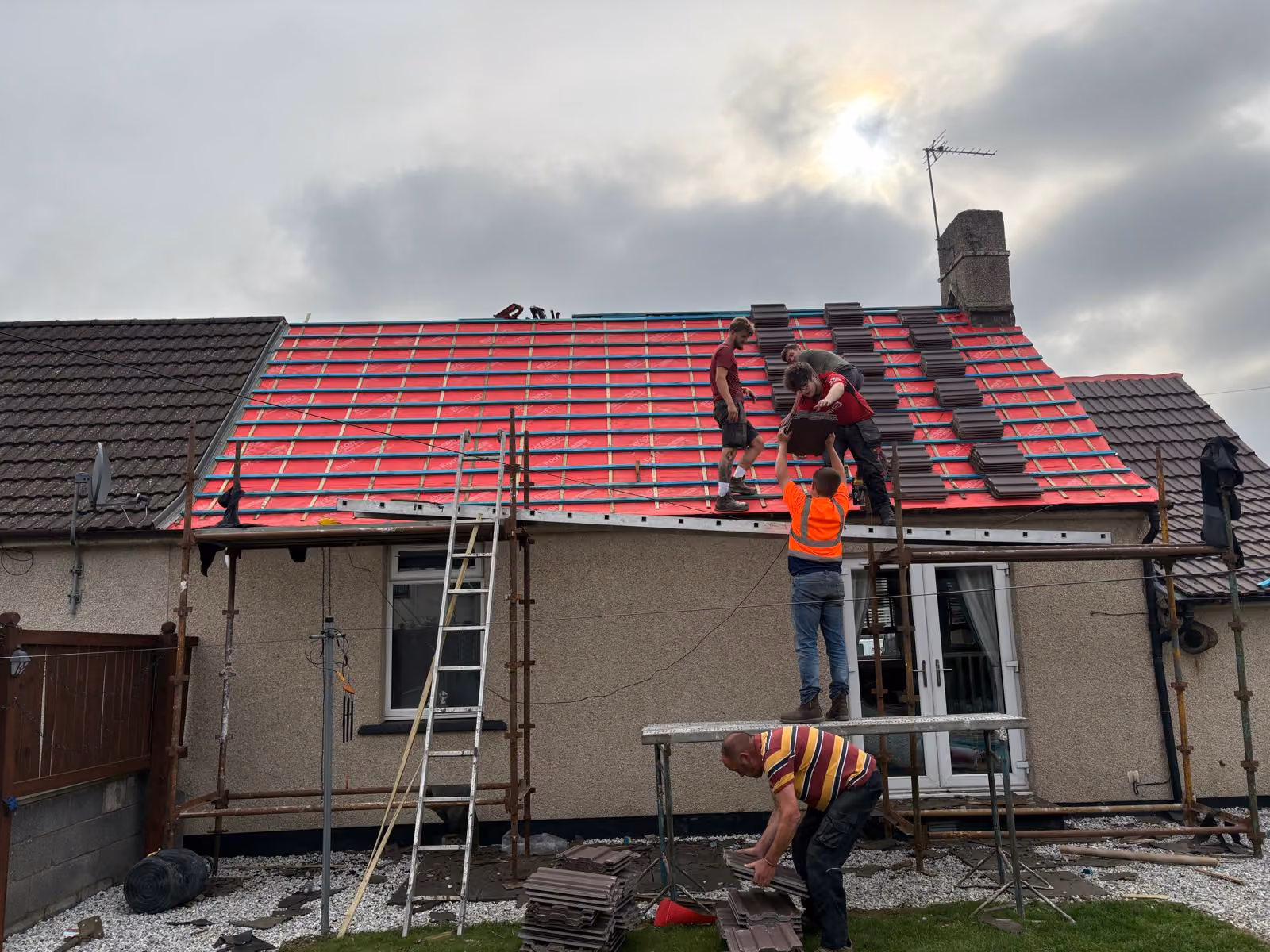 New Carden Roofing Lime Pointing