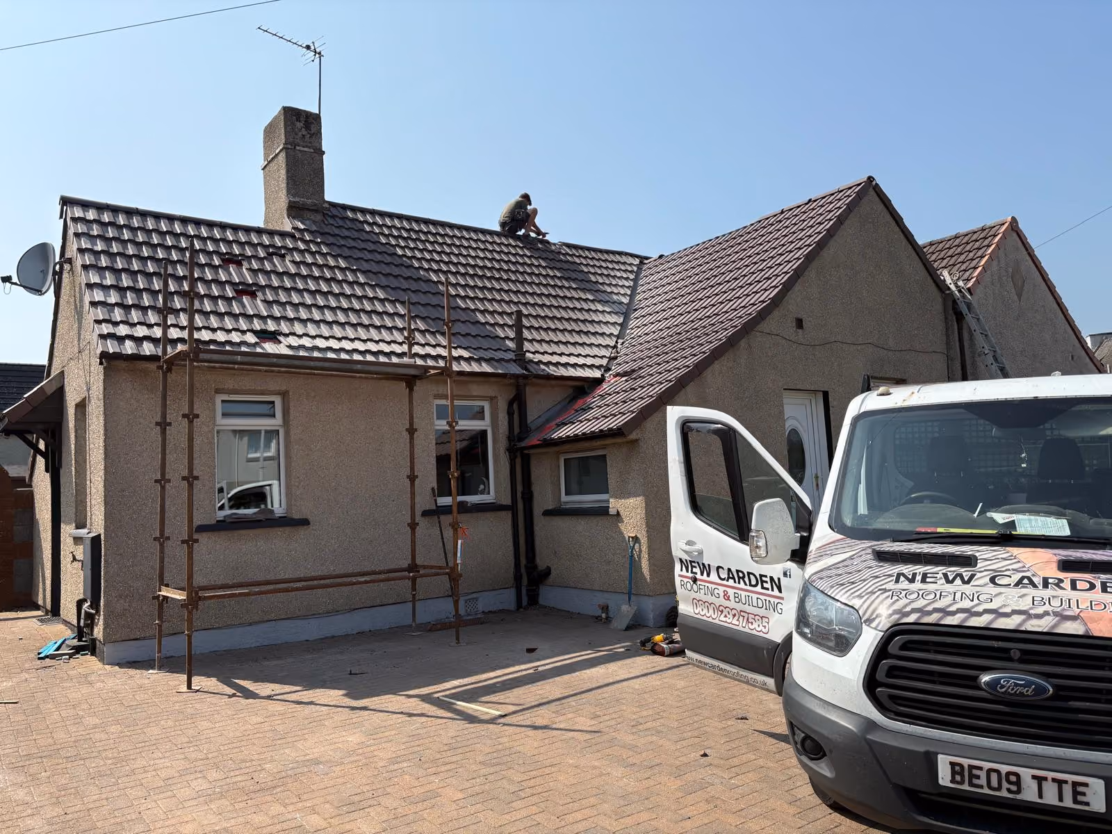 New Carden Roofing Lime Pointing