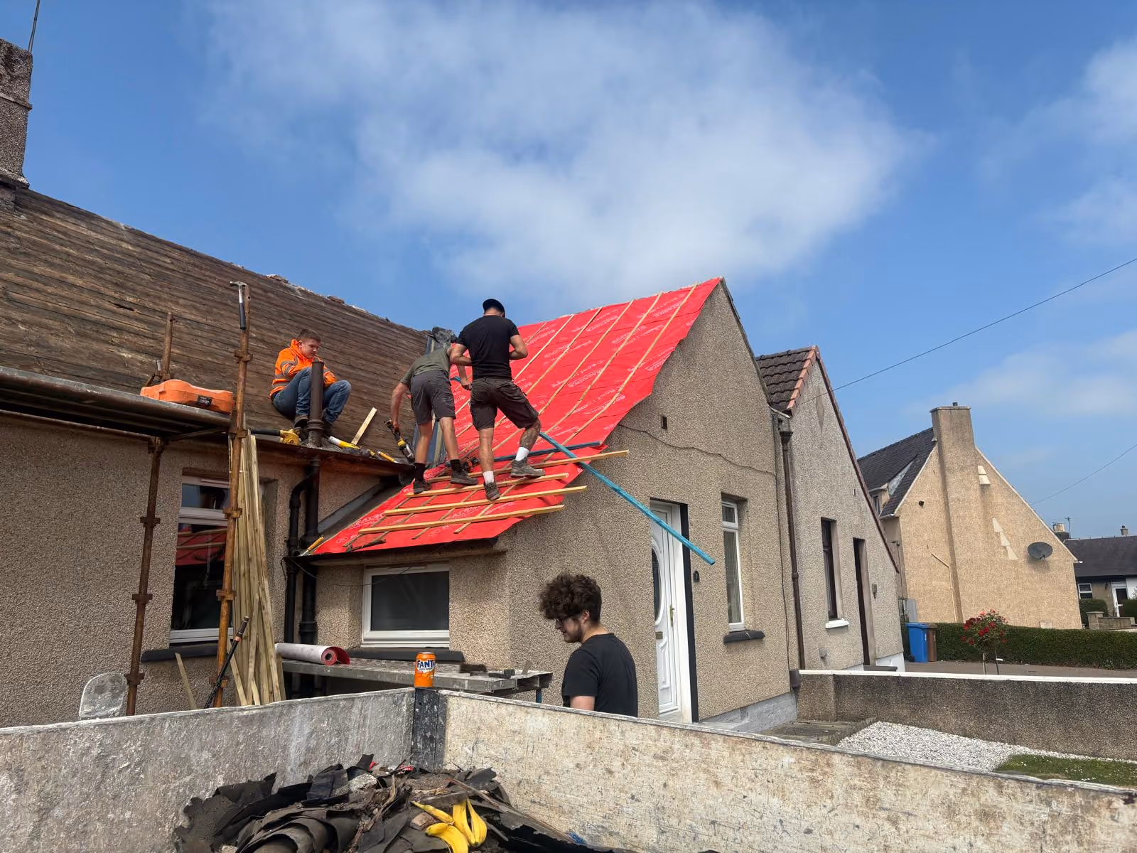 New Carden Roofing Lime Pointing