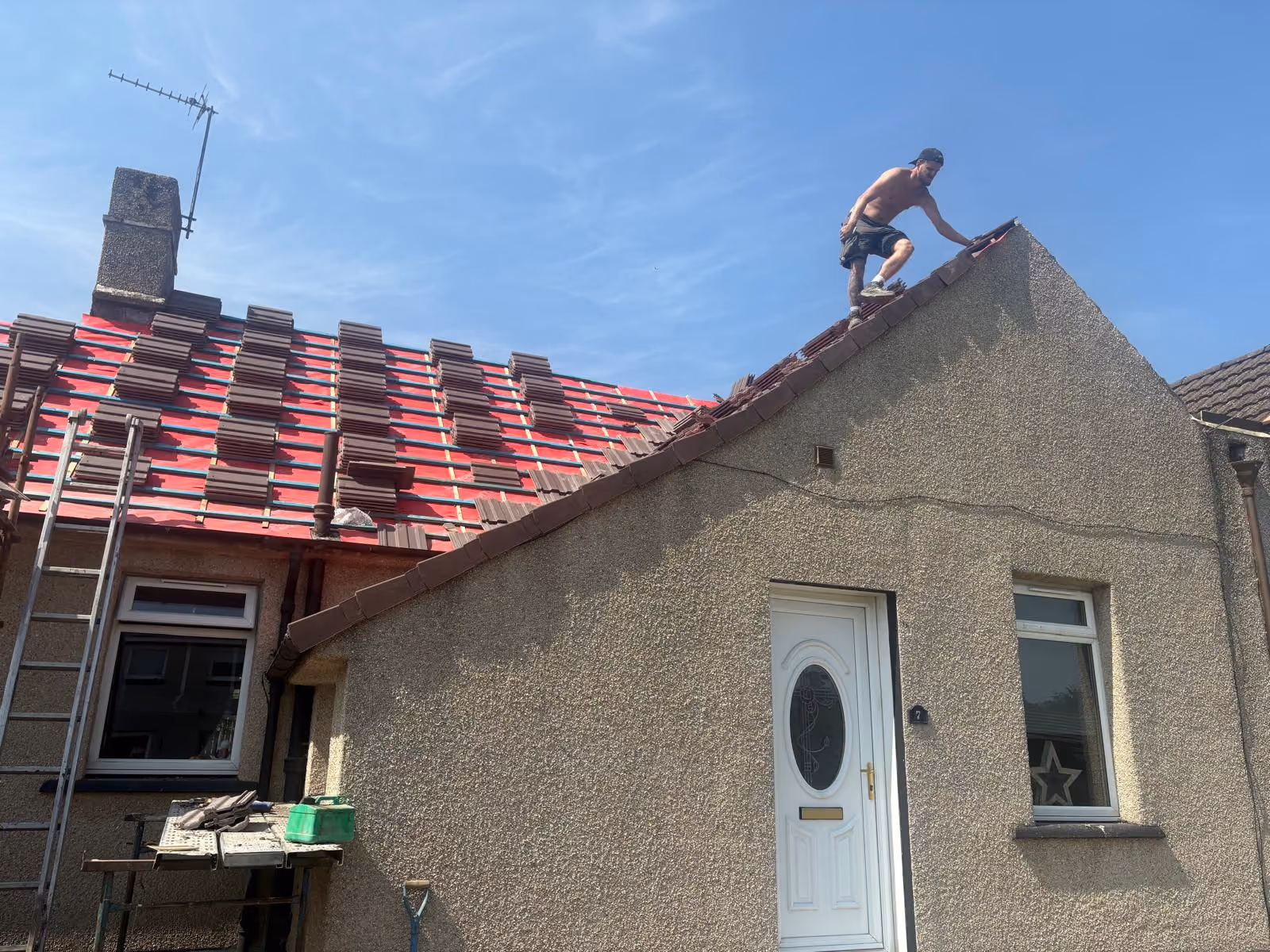 New Carden Roofing Lime Pointing