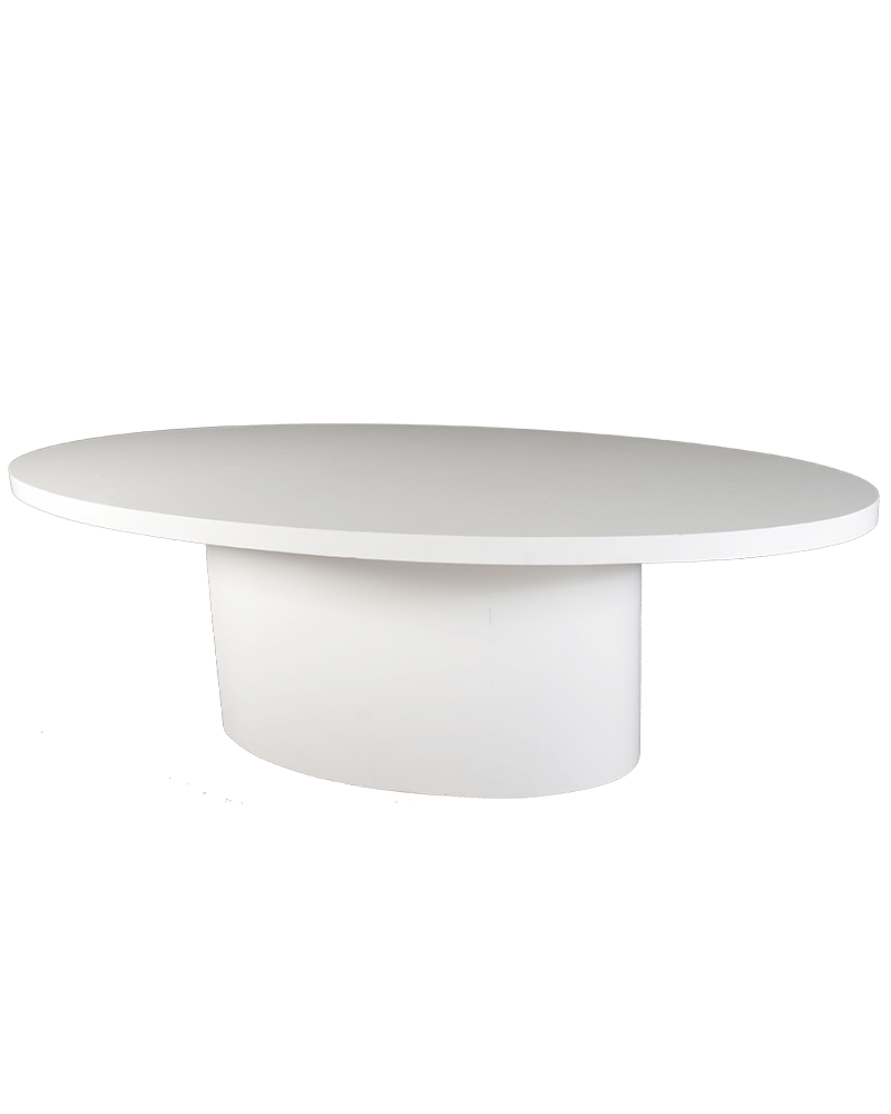 Ovalen tafel