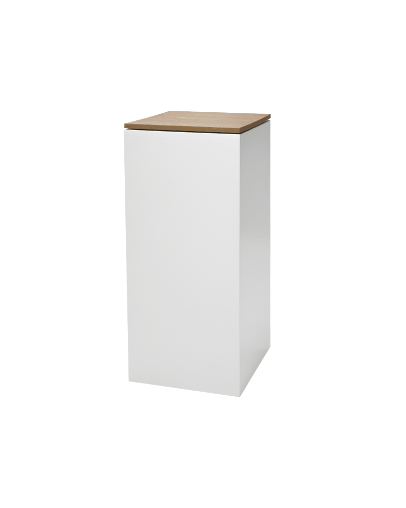 Sokkel wit/noten 50/110