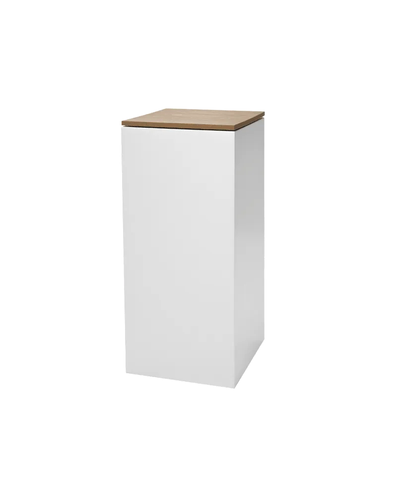 Sokkel wit/noten 50/110