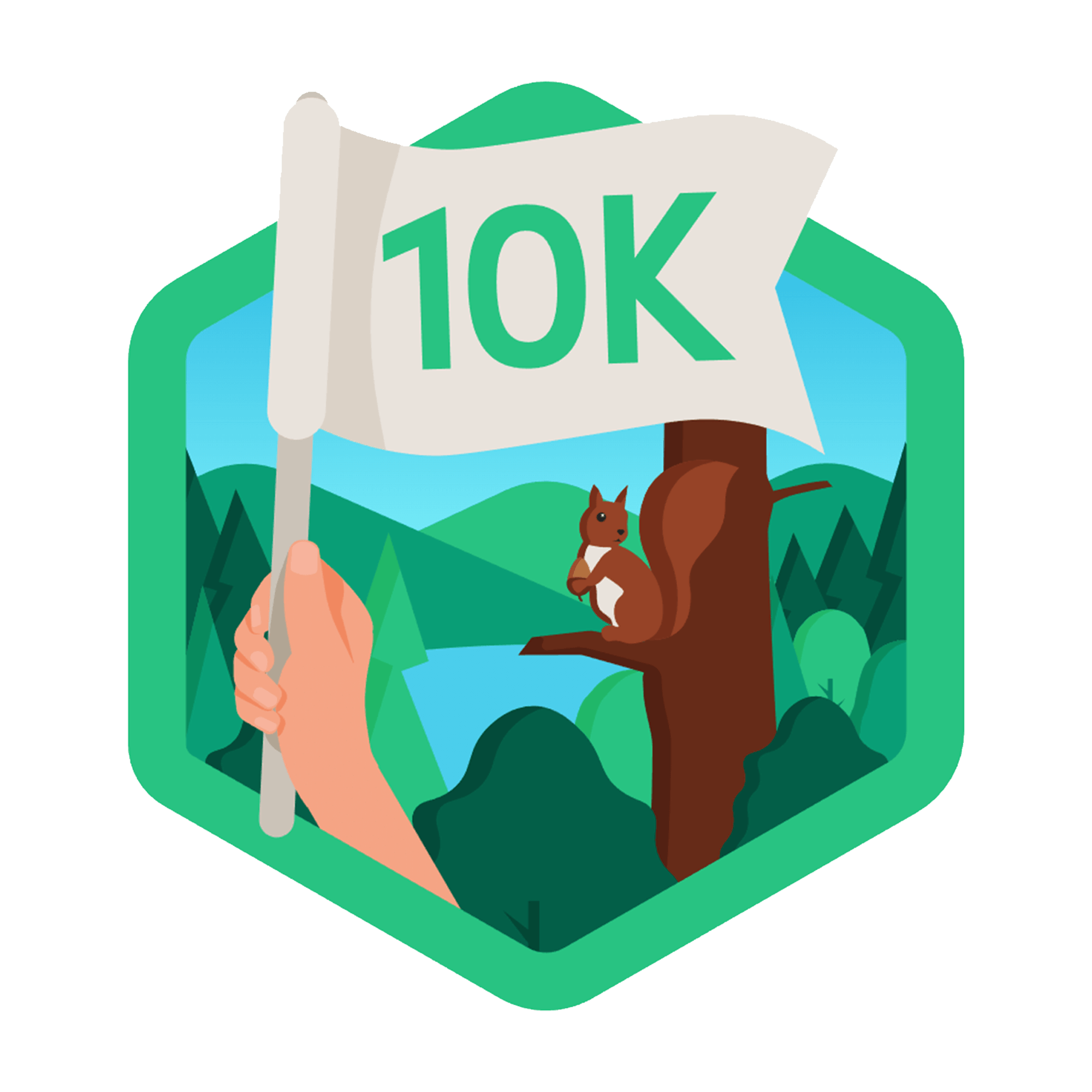 Ecologi 10,000 Trees Planted Badge