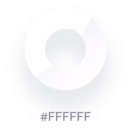 Indicateur circulaire de chargement ou de progression comportant des segments blancs et gris sur un fond circulaire gris foncé.