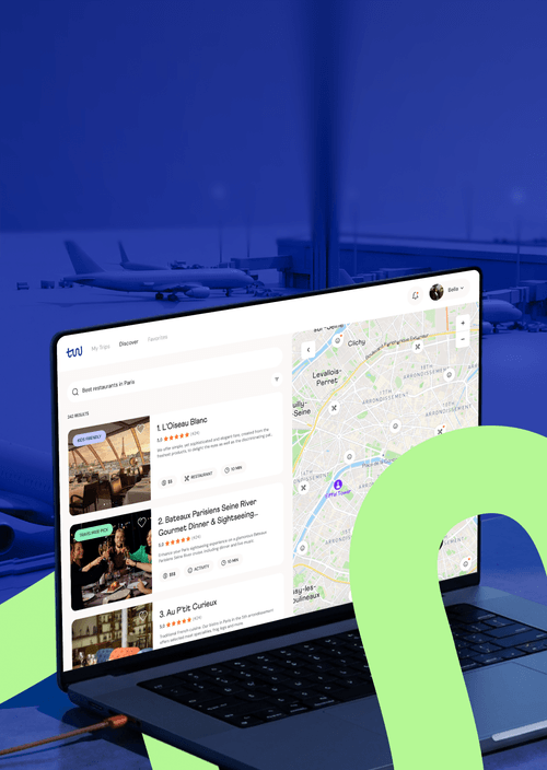 A modern website design for Instantly, featuring a clean layout and user-friendly navigation for enhanced accessibility, showing on laptop.