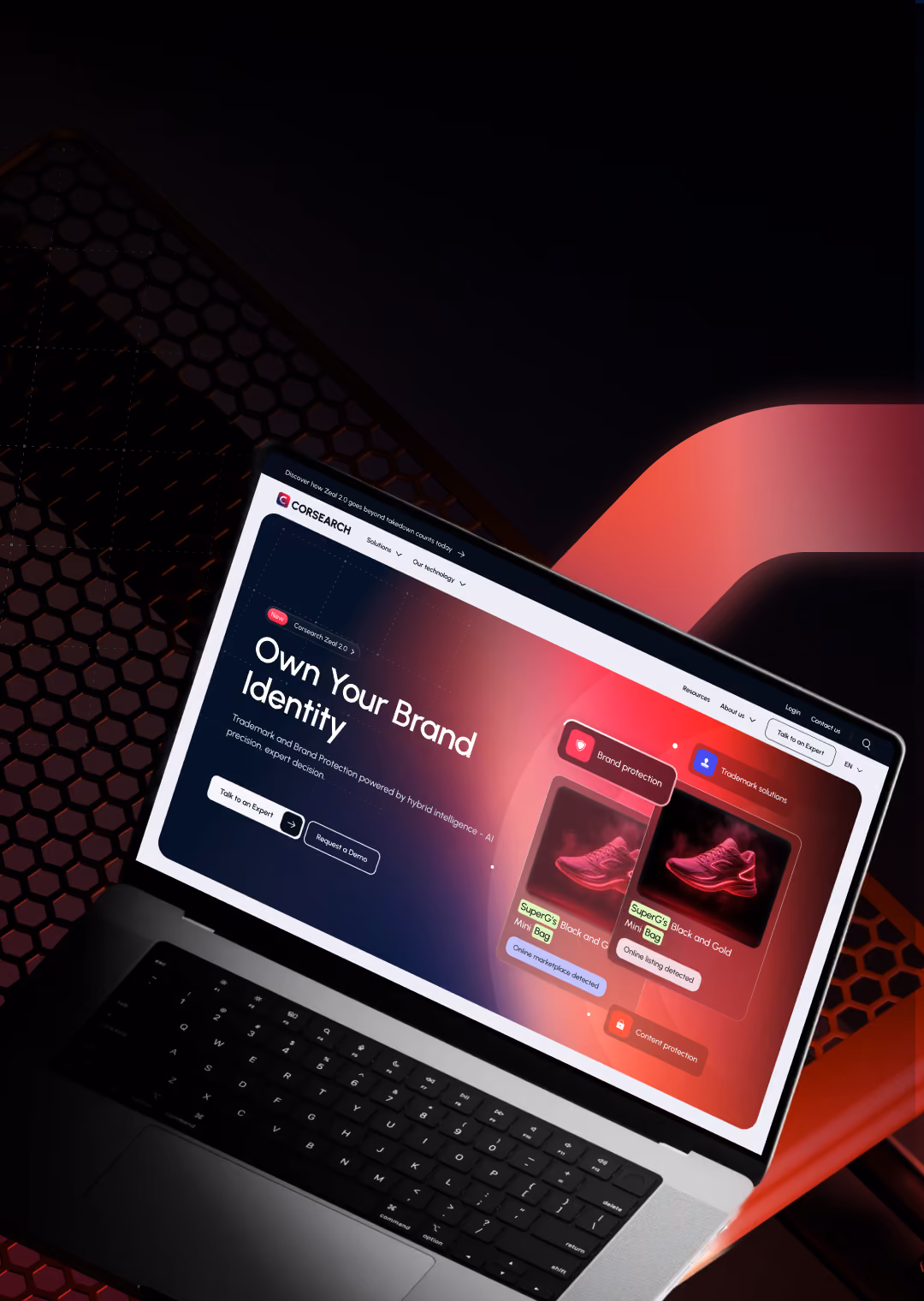 A modern website design for Love the sales , featuring a clean layout and user-friendly navigation for enhanced accessibility, showing on laptop.