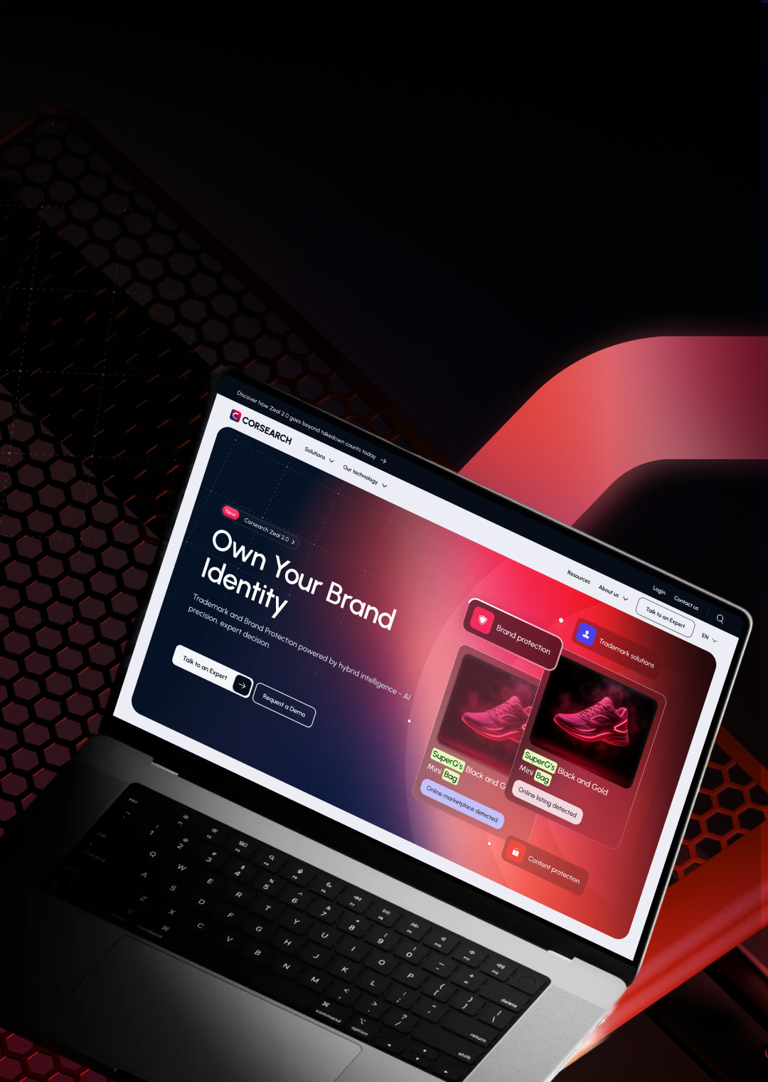 A modern website design for Love the sales , featuring a clean layout and user-friendly navigation for enhanced accessibility, showing on laptop.