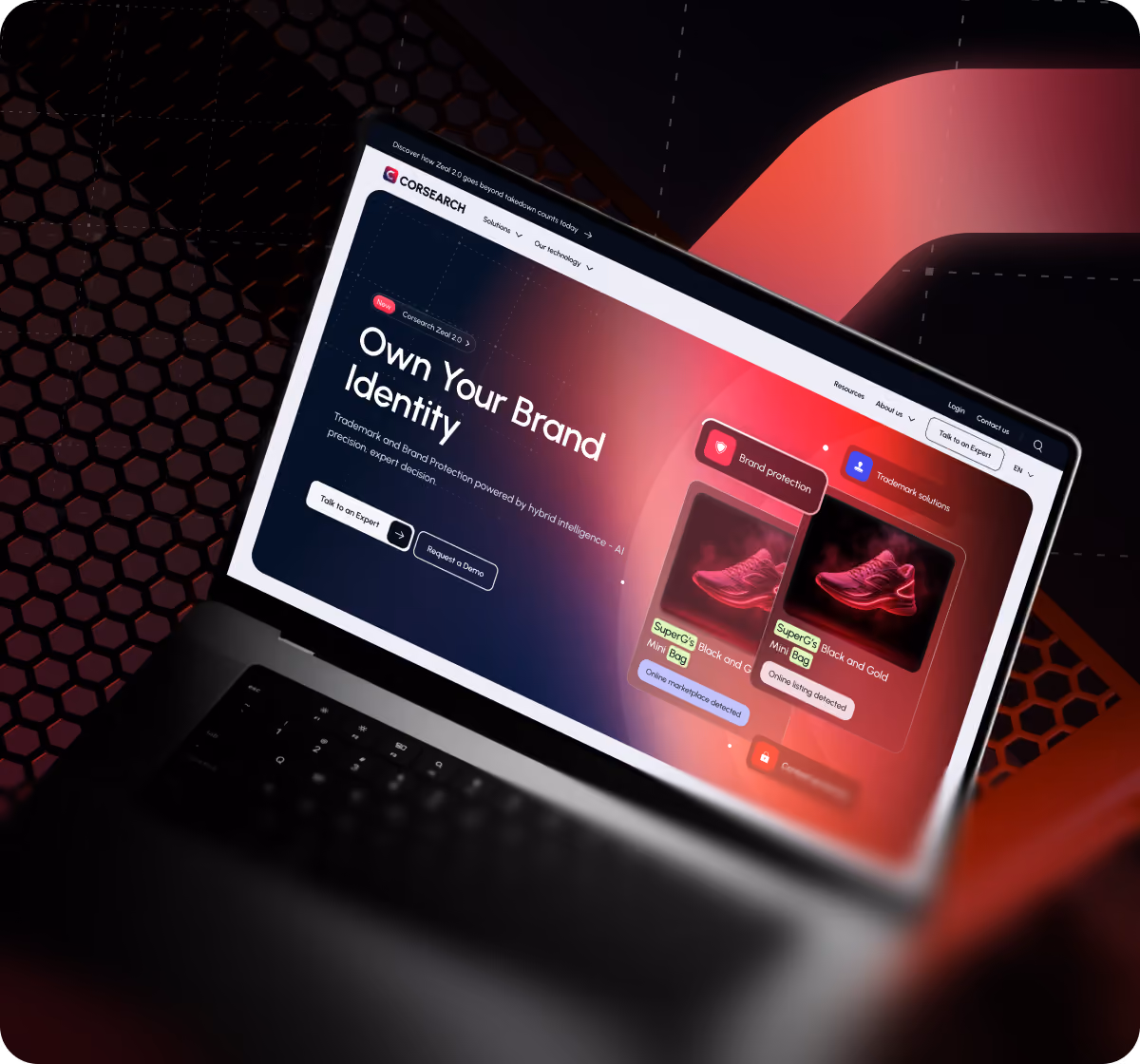 A modern website design for Love the sales , featuring a clean layout and user-friendly navigation for enhanced accessibility, showing on laptop.