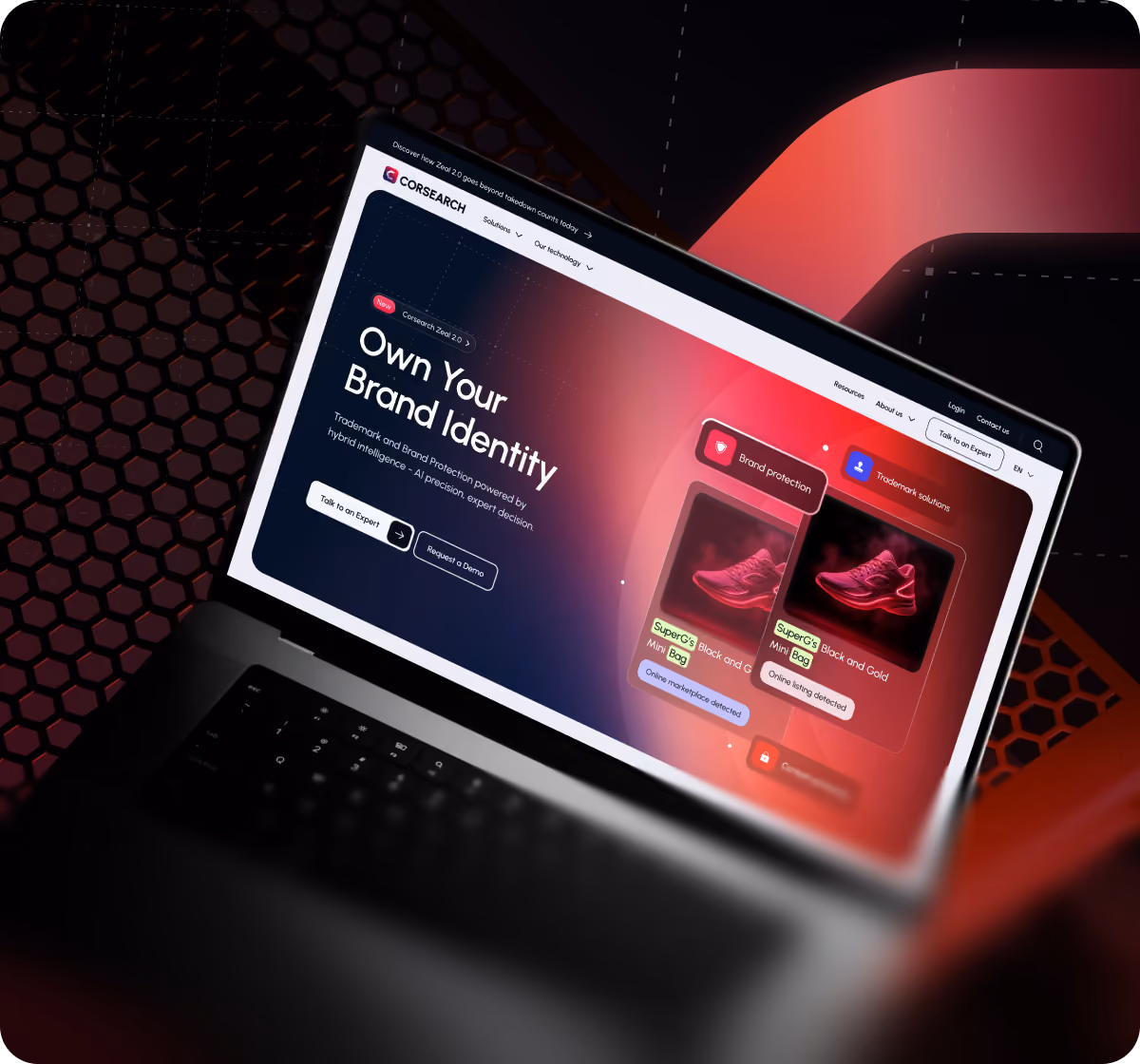 A modern website design for Love the sales , featuring a clean layout and user-friendly navigation for enhanced accessibility, showing on laptop.