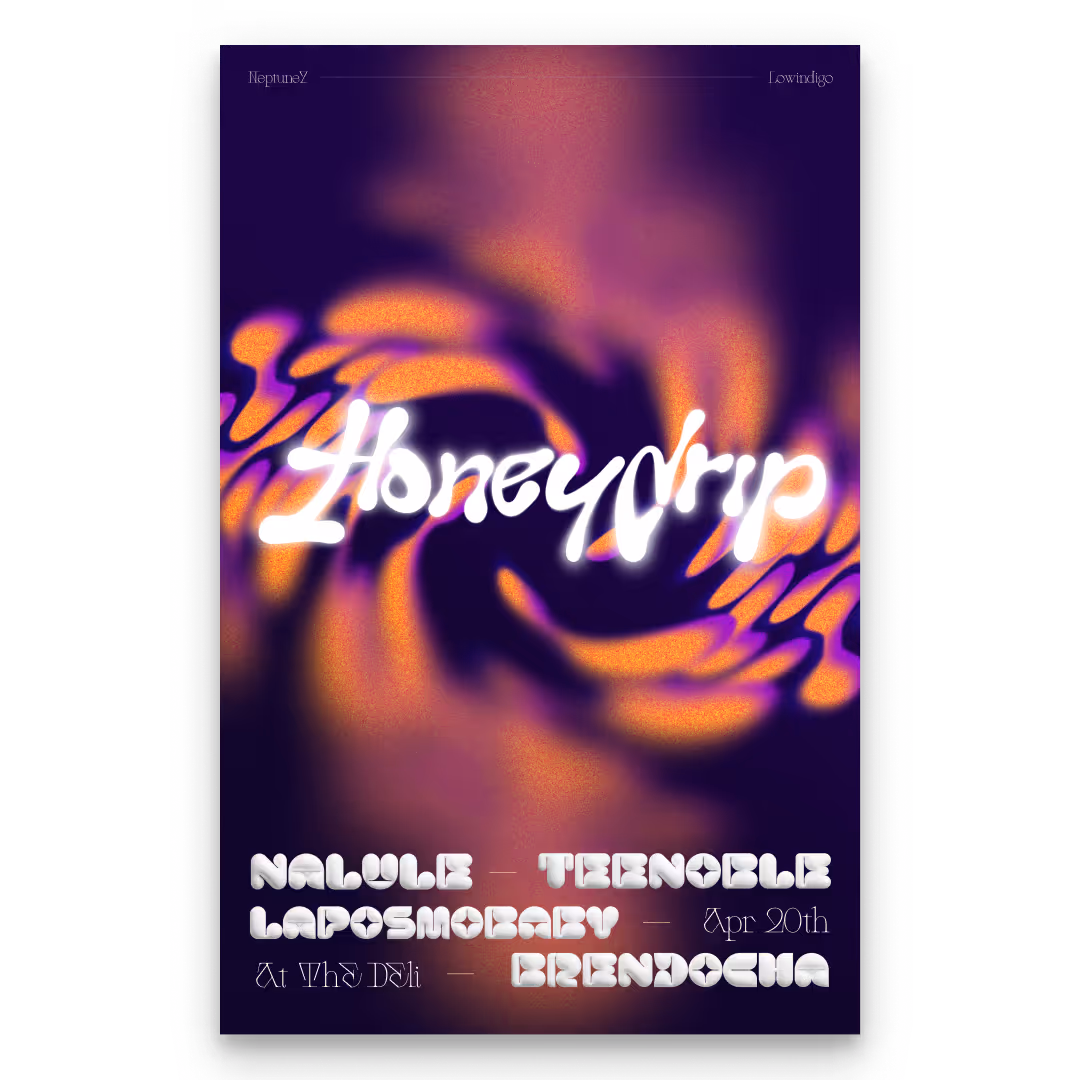 Poster Design - Event poster with modern design elements